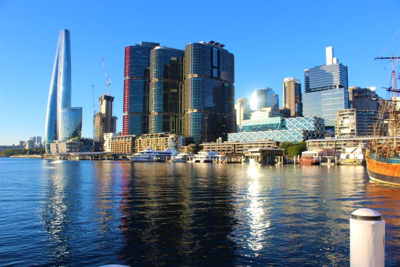 Spacious & Cosy 2 Bedroom Apartment In Darling Harbour Sídney Exterior foto