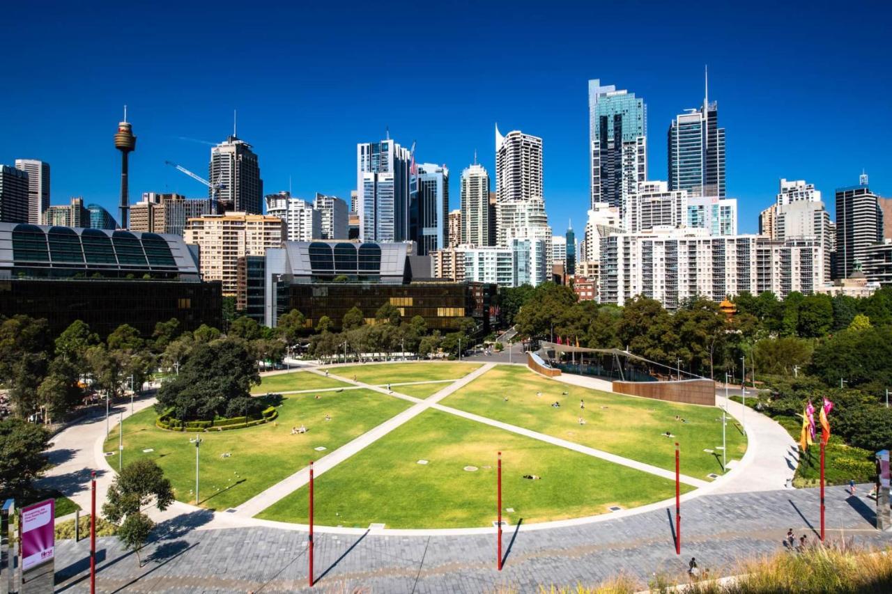 Spacious & Cosy 2 Bedroom Apartment In Darling Harbour Sídney Exterior foto